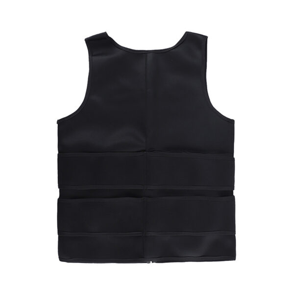 Men's double belt sports vest body shaper waist fitness sweat suit belly vest sports sweat shaper - Image 3