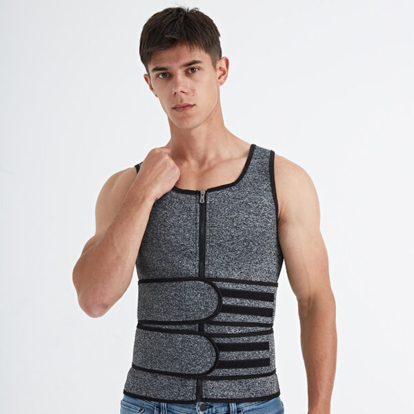 Men's Double Belt Sports Vest: The Ultimate Body Shaper