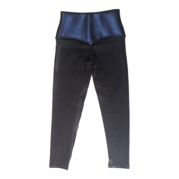 Tights high waist belly buttoned sweat pants yoga fitness waist hip lifting pants - Image 2