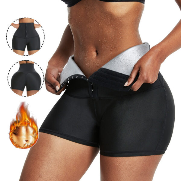 Tights high waist belly buttoned sweat pants thick coated sweat pants yoga fitness waist hip pants